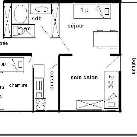 La Meije - 2 Pieces Divisible 6 Pers - La Meije - Plagne Centre Mae-1924 Apartment La Plagne